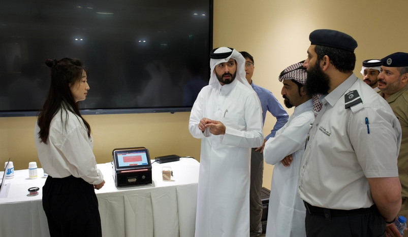 Qatar environment ministry testing hazardous chemical detection device